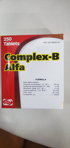 Complex-B Alfa Tabletas det