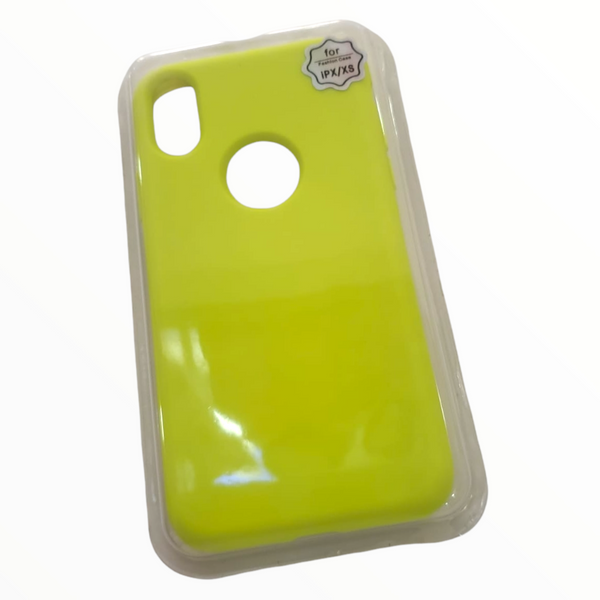 Cover Iphone XS Silicon Logo