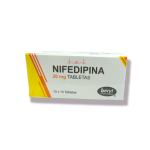Nifedipina 20mg dt