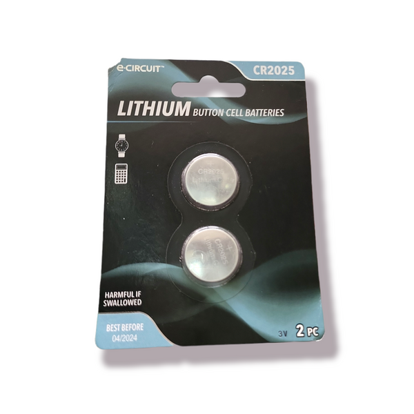 Baterias  CR2025  lithium ecircuit