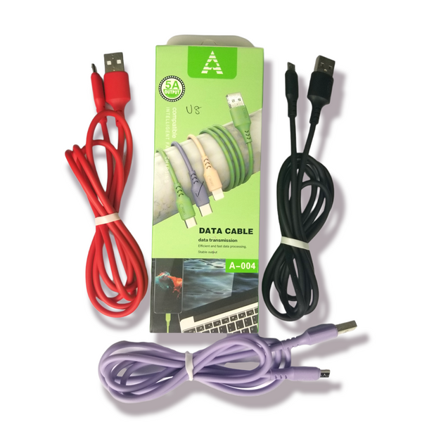 Cables 5A V8 de colores ( Carga Rapida)