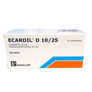 Ecardil D 10/25 comprimido